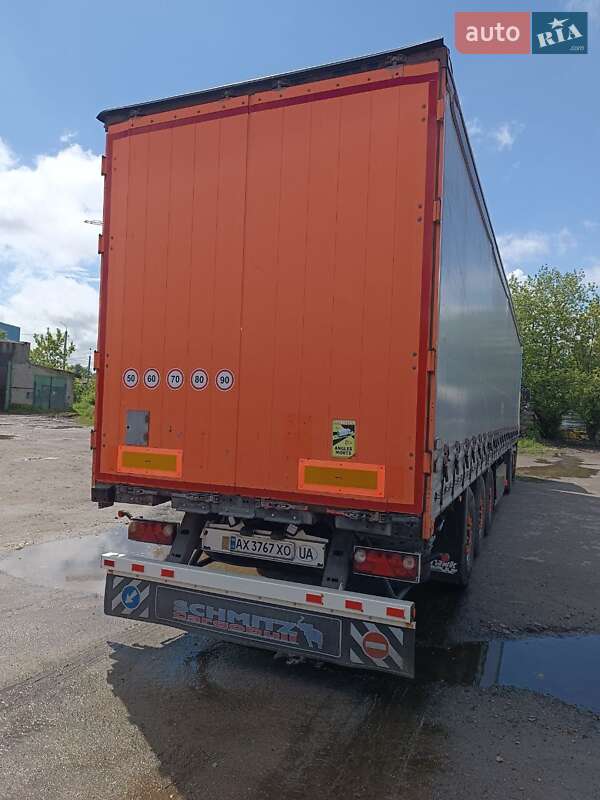 Тентований борт (штора) - напівпричіп Schmitz Cargobull S01 2010 в Дергачах