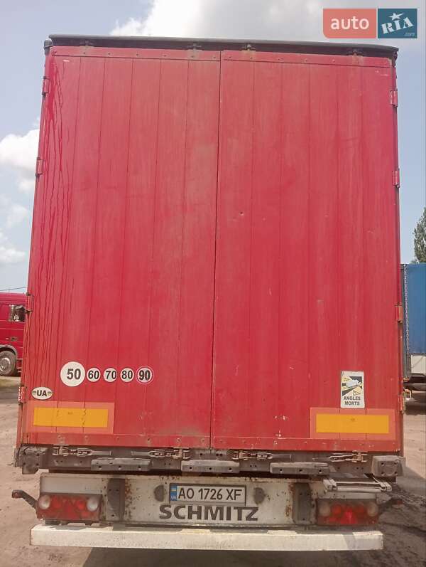Тентованный борт (штора) - полуприцеп Schmitz Cargobull S01 2007 в 