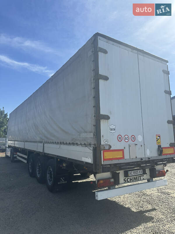 Тентованный борт (штора) - полуприцеп Schmitz Cargobull S01 2002 в Луцке