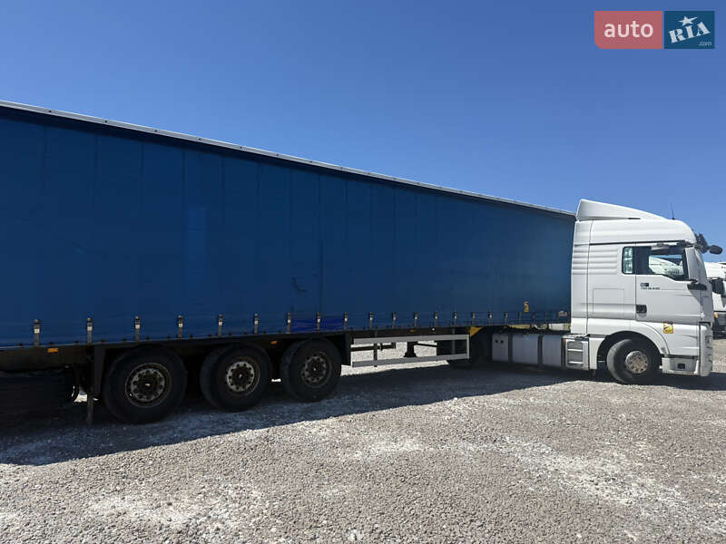 Тентований борт (штора) - напівпричіп Schmitz Cargobull S01 2007 в Львові