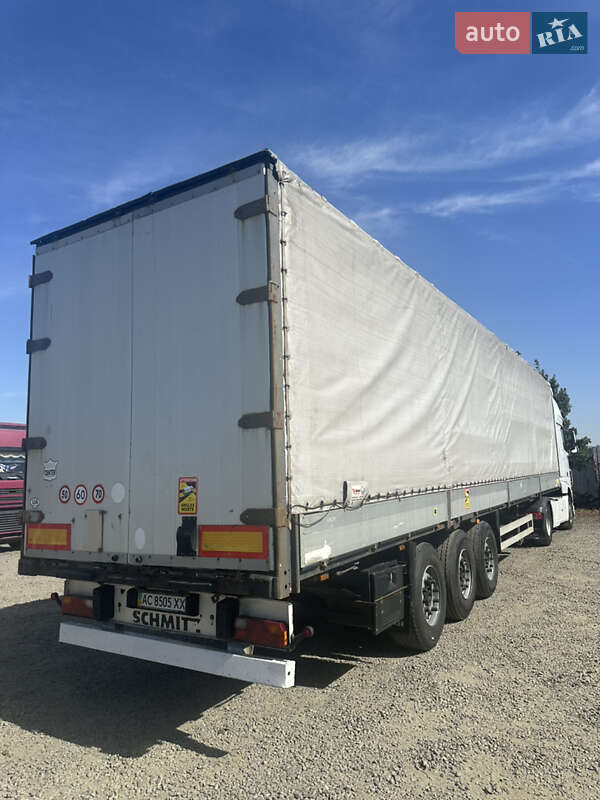 Тентованный борт (штора) - полуприцеп Schmitz Cargobull S01 2002 в Луцке