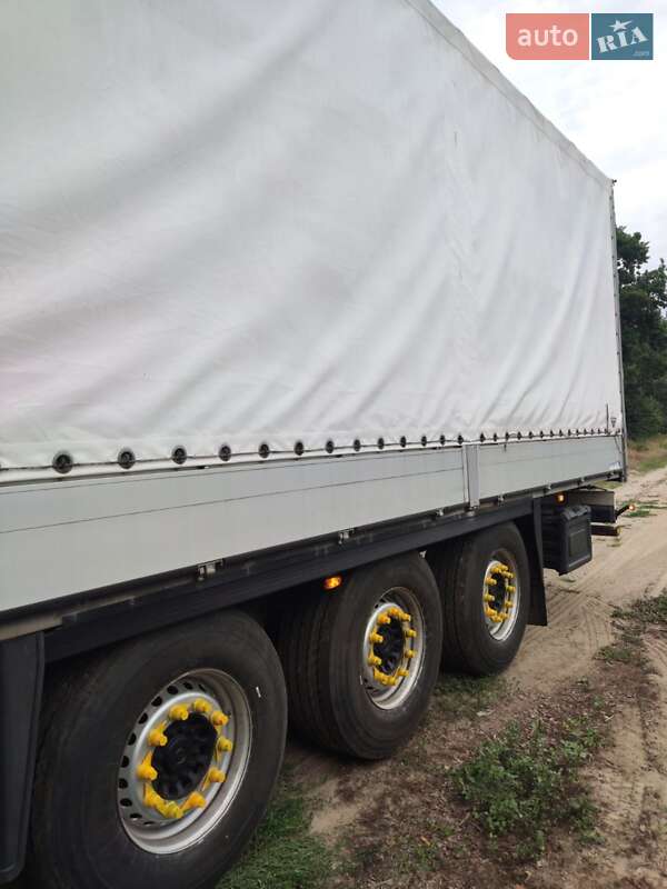 Тентований борт (штора) - напівпричіп Schmitz Cargobull S01 2008 в Києві