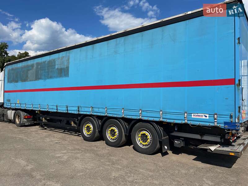Тентованный борт (штора) - полуприцеп Schmitz Cargobull S01 2012 в Буче