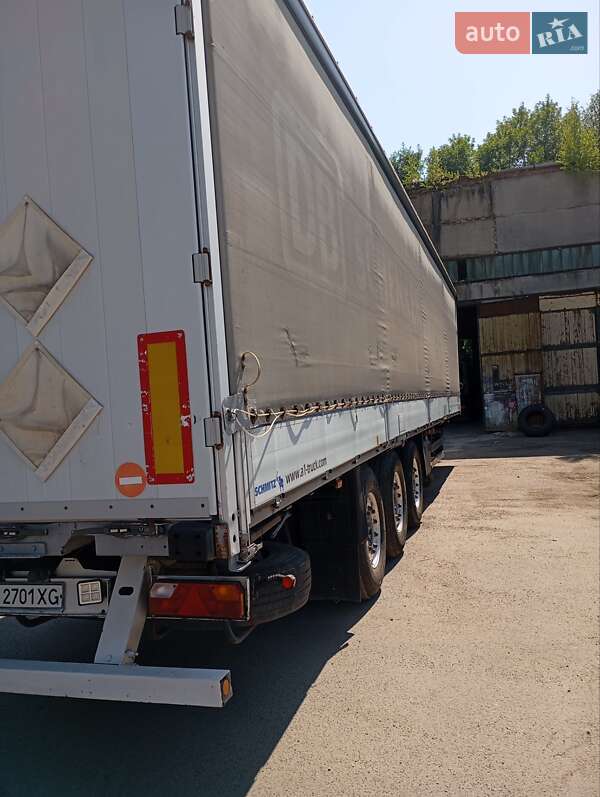Тентованный борт (штора) - полуприцеп Schmitz Cargobull S01 2008 в Луцке