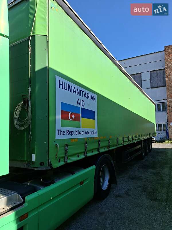 Тентований борт (штора) - напівпричіп Schmitz Cargobull S01 2008 в Сокирянах
