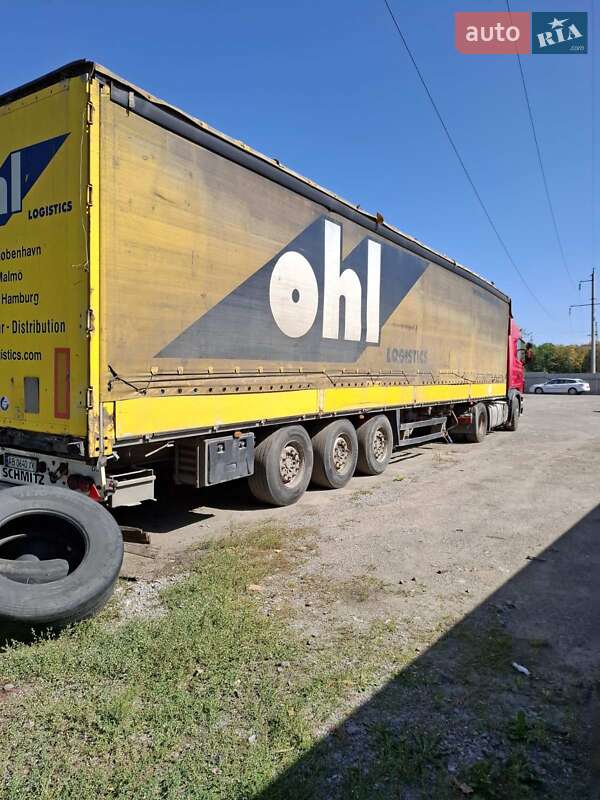 Тентованный борт (штора) - полуприцеп Schmitz Cargobull S01 2008 в Виннице