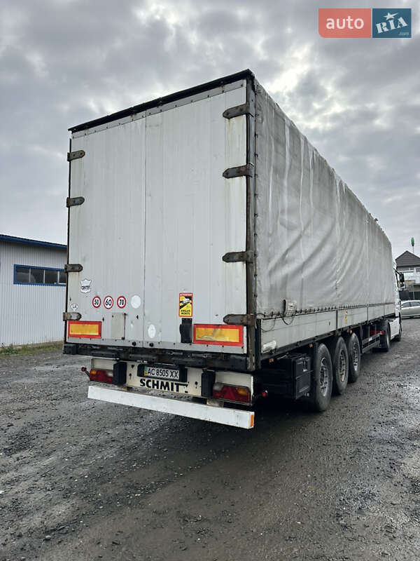Тентованный борт (штора) - полуприцеп Schmitz Cargobull S01 2002 в Луцке