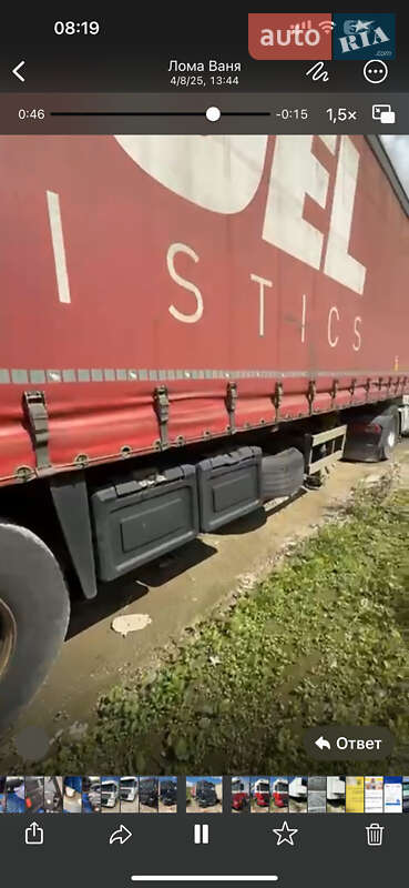 Тентованный борт (штора) - полуприцеп Schmitz Cargobull S01 2006 в Киеве фото 5 Тентованный борт (штора) - полуприцеп Schmitz Cargobull S01 2006 в Киеве