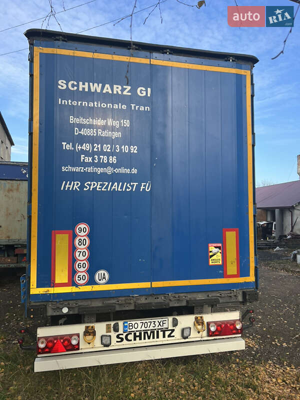 Тентований борт (штора) - напівпричіп Schmitz Cargobull S01 2011 в Зборові