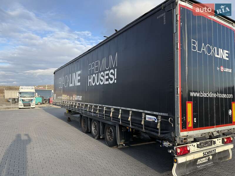 Тентованный борт (штора) - полуприцеп Schmitz Cargobull S01 2015 в Черновцах