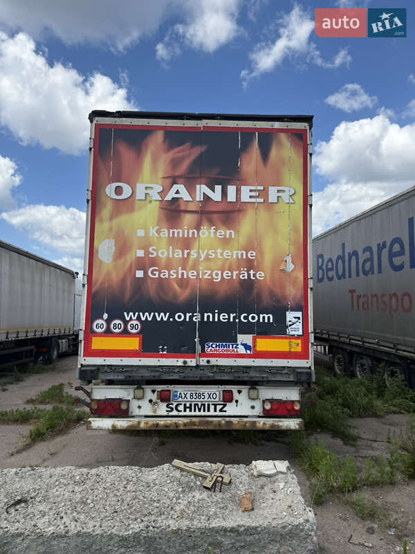 Тентованный борт (штора) - полуприцеп Schmitz Cargobull S01 2007 в Харькове
