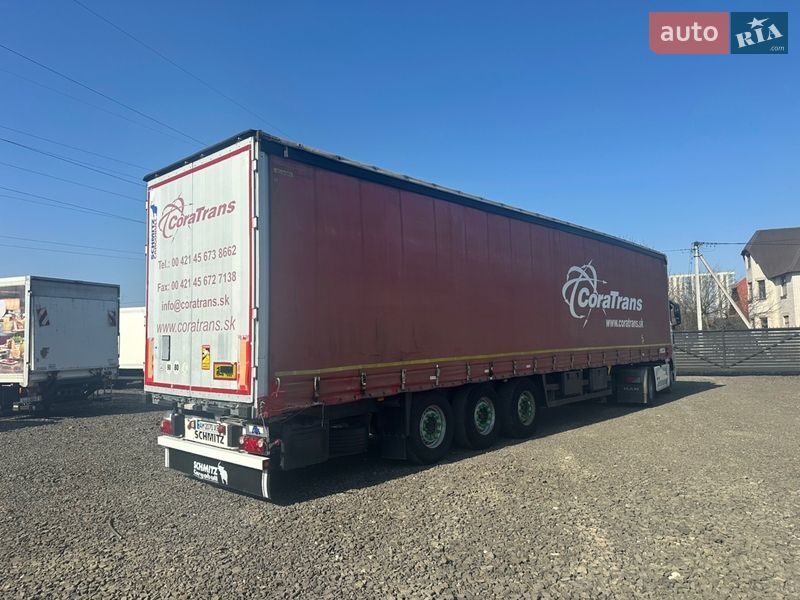 Тентованный борт (штора) - полуприцеп Schmitz Cargobull S01 2007 в Луцке