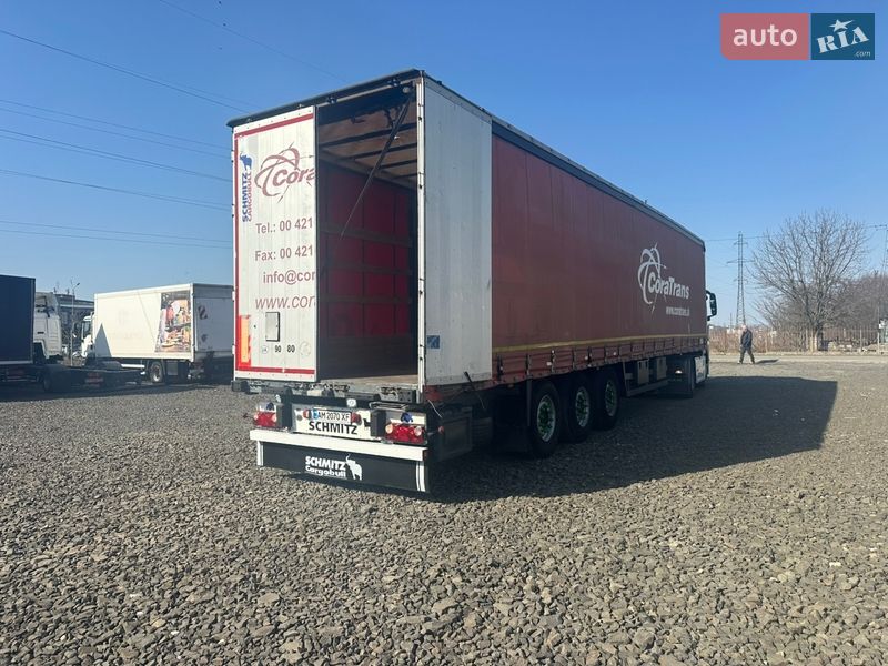 Тентованный борт (штора) - полуприцеп Schmitz Cargobull S01 2007 в Луцке