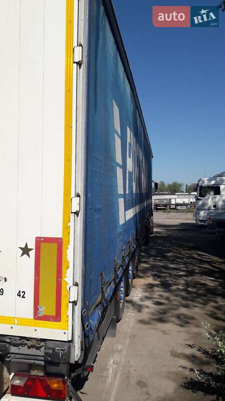 Тентованный борт (штора) - полуприцеп Schmitz Cargobull SAF 2008 в Белгороде-Днестровском