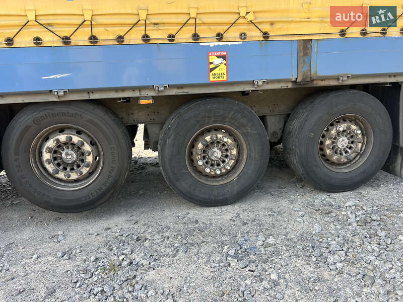 Тентованный борт (штора) - полуприцеп Schmitz Cargobull SAF 2008 в Виннице