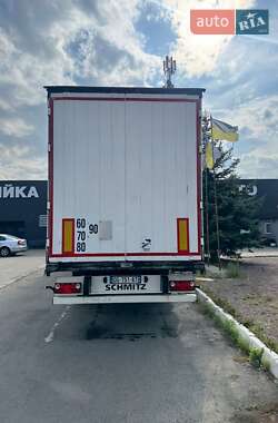 Тентованный борт (штора) - полуприцеп Schmitz Cargobull SAF 2014 в 