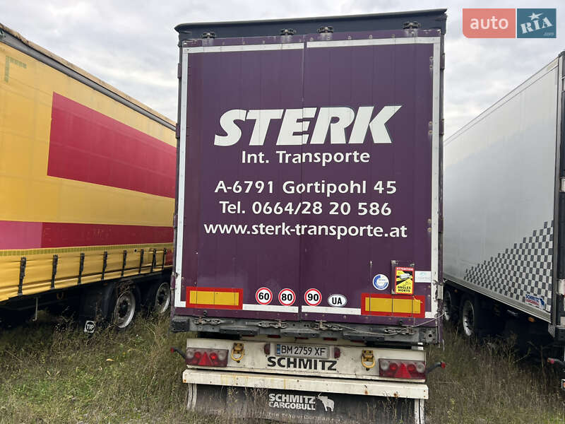 Тентований борт (штора) - напівпричіп Schmitz Cargobull SAF 2011 в Вінниці