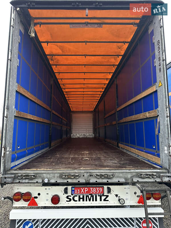 Тентованный борт (штора) - полуприцеп Schmitz Cargobull SAF 2016 в Житомире