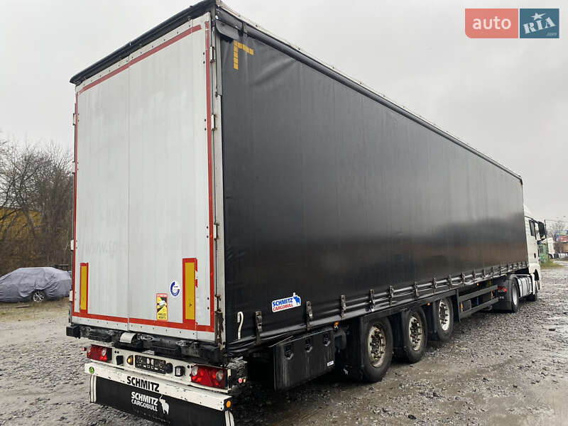 Тентований борт (штора) - напівпричіп Schmitz Cargobull SAF 2015 в Вінниці
