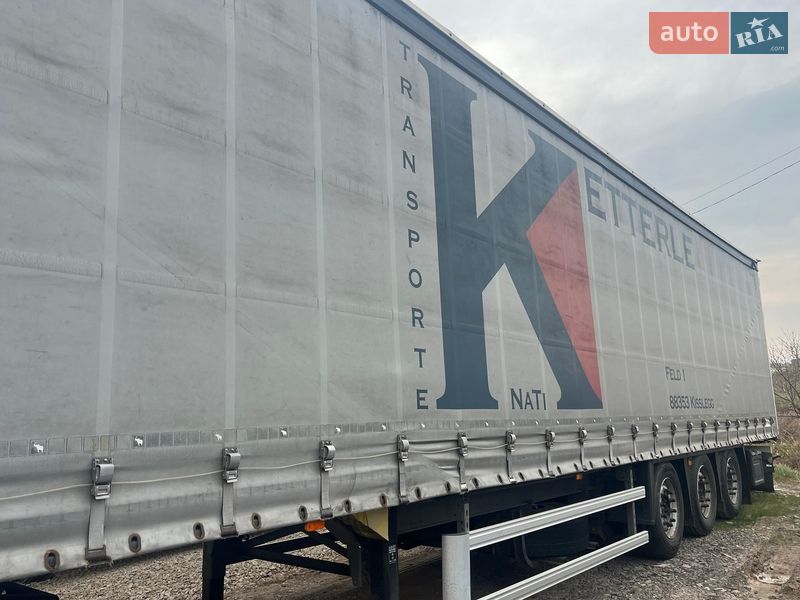 Тентованный борт (штора) - полуприцеп Schmitz Cargobull SAF 2013 в Ужгороде