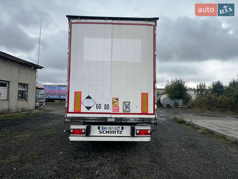 Тентований борт (штора) - напівпричіп Schmitz Cargobull SCB S3B 2014 в Луцьку