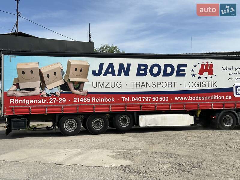 Тентований борт (штора) - напівпричіп Schmitz Cargobull SCB S3T 2016 в Калуші