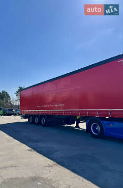 Тентований борт (штора) - напівпричіп Schmitz Cargobull SCB S3T 2014 в 