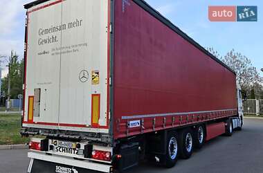 Тентований борт (штора) - напівпричіп Schmitz Cargobull SCB S3T 2016 в 