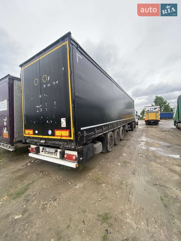 Тентований борт (штора) - напівпричіп Schmitz Cargobull SCB S3T 2013 в Львові