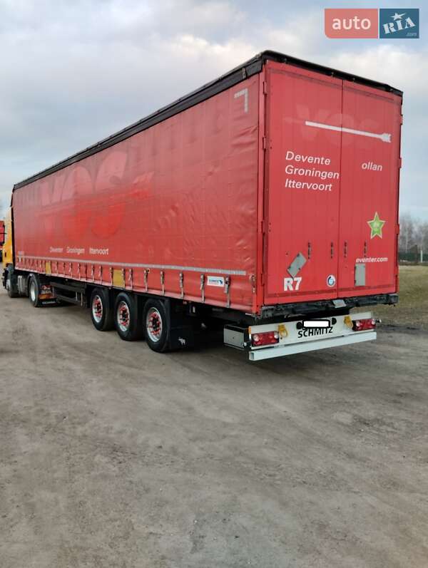 Тентованный борт (штора) - полуприцеп Schmitz Cargobull SCB S3T 2015 в Шептицькому