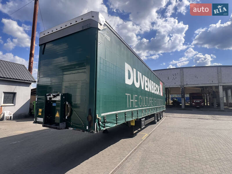 Тентований борт (штора) - напівпричіп Schmitz Cargobull SCB S3T 2015 в Тячеві