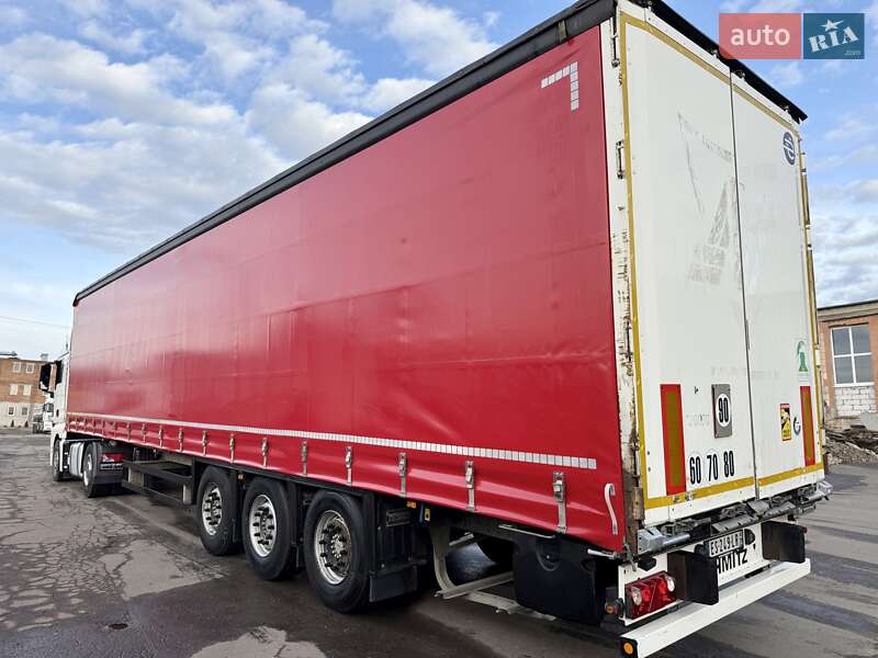 Тентований борт (штора) - напівпричіп Schmitz Cargobull SCB S3T 2017 в Рівному