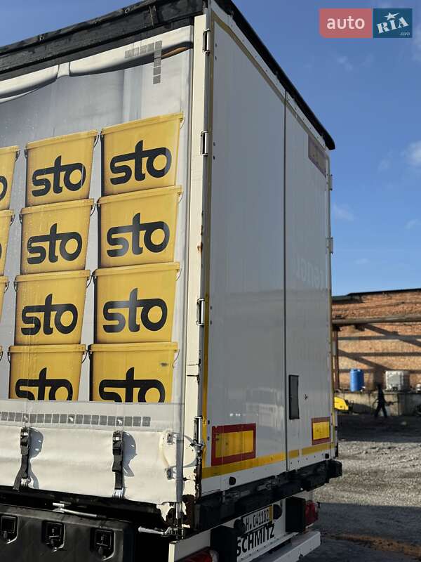 Тентований борт (штора) - напівпричіп Schmitz Cargobull SCB S3T 2015 в Житомирі