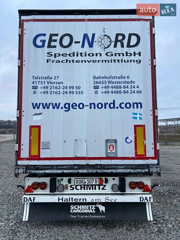 Тентованный борт (штора) - полуприцеп Schmitz Cargobull SCB S3T 2014 в Черновцах