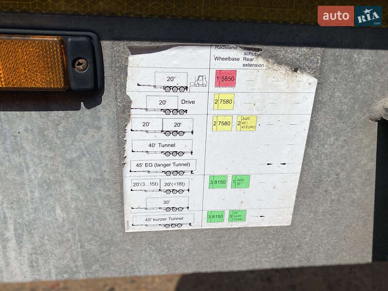 Контейнеровоз Schmitz Cargobull SCF 2011 в Луцке фото 7 Контейнеровоз Schmitz Cargobull SCF 2011 в Луцке