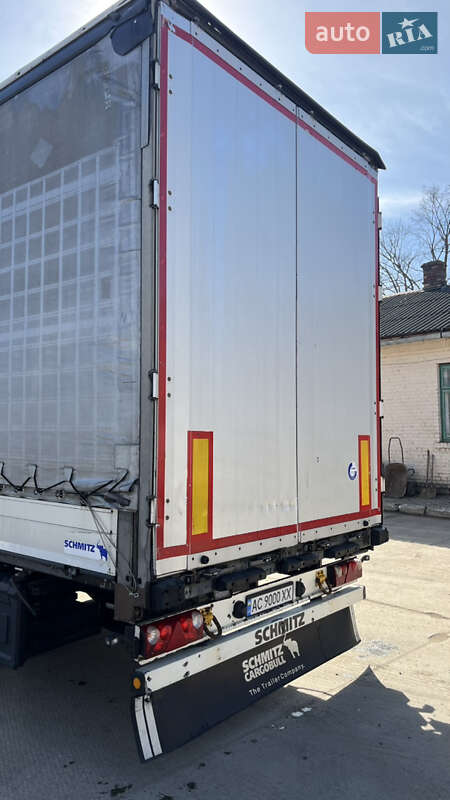Бортовий напівпричіп Schmitz Cargobull SCS 24/L 2012 в Луцьку
