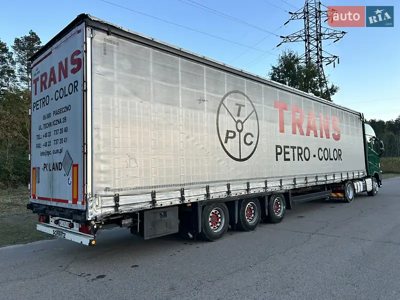 Тентованный борт (штора) - полуприцеп Schmitz Cargobull SCS 24/L 2012 в 