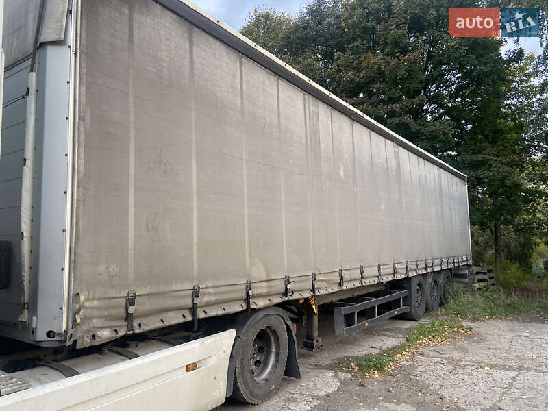 Тентований борт (штора) - напівпричіп Schmitz Cargobull SCS 24/L 2008 в Львові