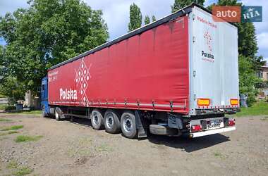 Тентований борт (штора) - напівпричіп Schmitz Cargobull SCS 24/L 2007 в 