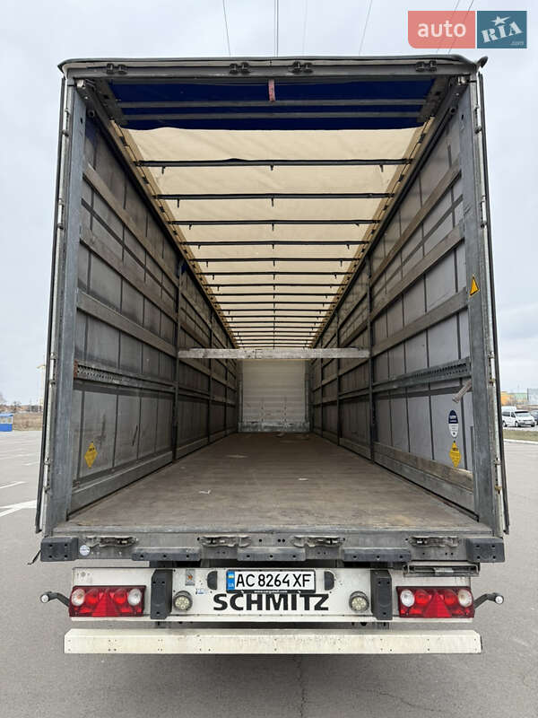 Тентований борт (штора) - напівпричіп Schmitz Cargobull SCS 24/L 2017 в Луцьку