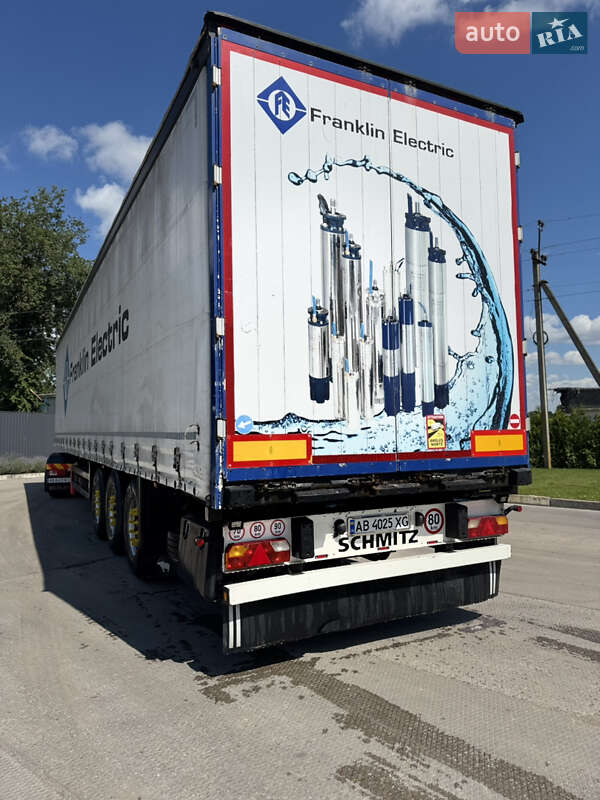 Тентованный борт (штора) - полуприцеп Schmitz Cargobull SCS 24/L 2005 в Виннице