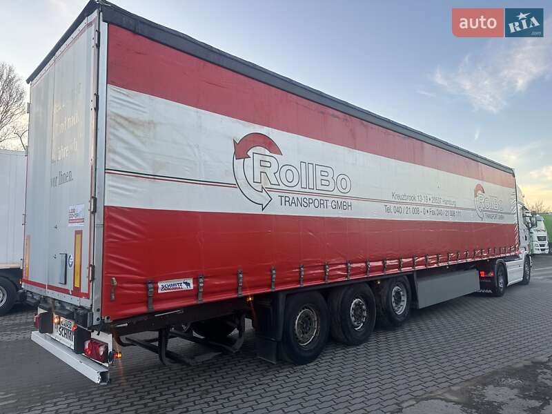 Тентованный борт (штора) - полуприцеп Schmitz Cargobull SCS 24/L 2014 в Калуше