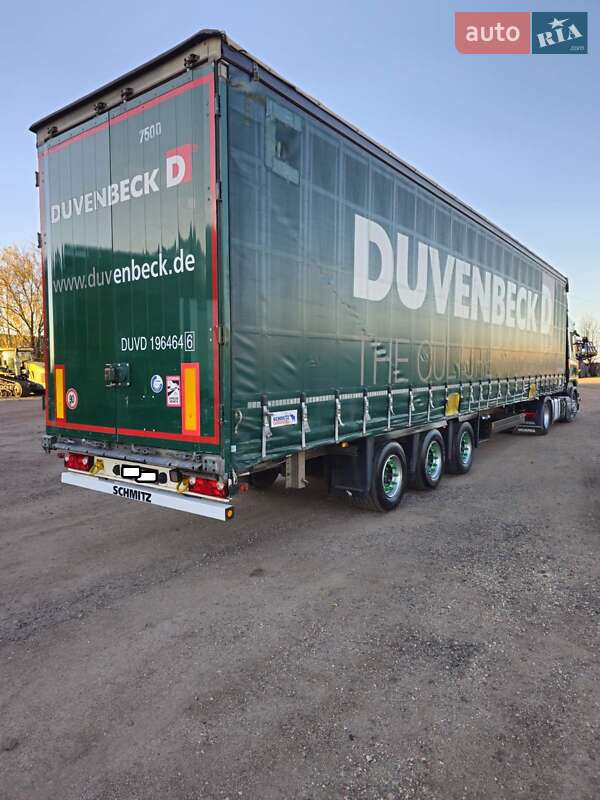 Тентованный борт (штора) - полуприцеп Schmitz Cargobull SCS 24/L 2014 в Шептицькому