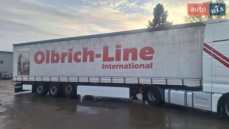 Тентований борт (штора) - напівпричіп Schmitz Cargobull SCS 24/L 2015 в Калуші