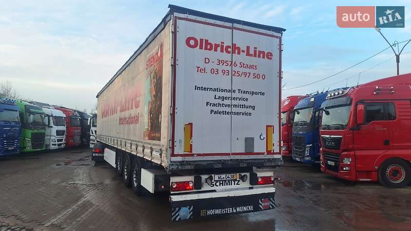 Тентований борт (штора) - напівпричіп Schmitz Cargobull SCS 24/L 2015 в Калуші