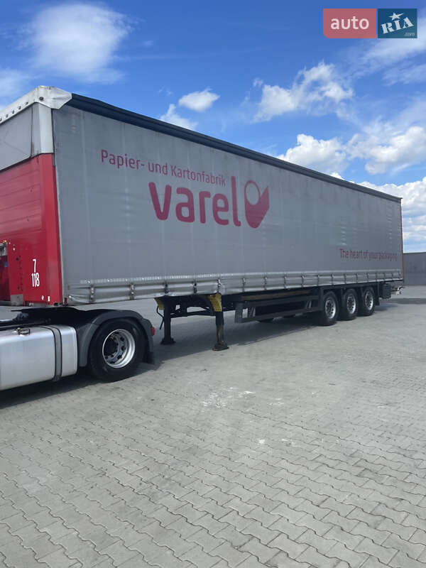 Тентований борт (штора) - напівпричіп Schmitz Cargobull SCS 2017 в Львові