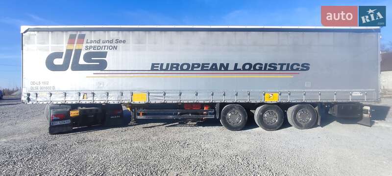 Тентований борт (штора) - напівпричіп Schmitz Cargobull SCS 2013 в Львові