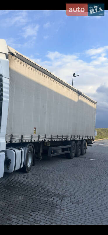 Тентований борт (штора) - напівпричіп Schmitz Cargobull SCS 2001 в Кам'янці-Бузькій
