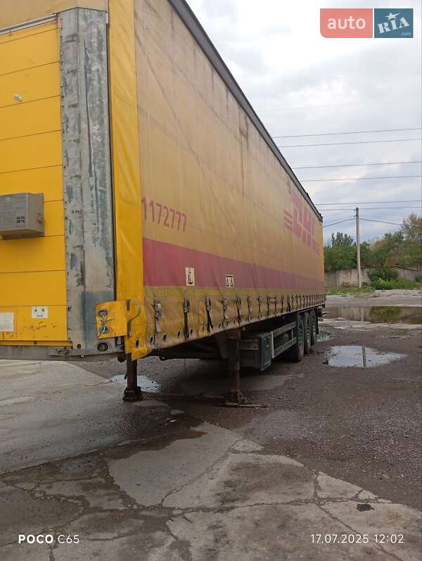 Тентованный борт (штора) - полуприцеп Schmitz Cargobull SCS 2012 в 