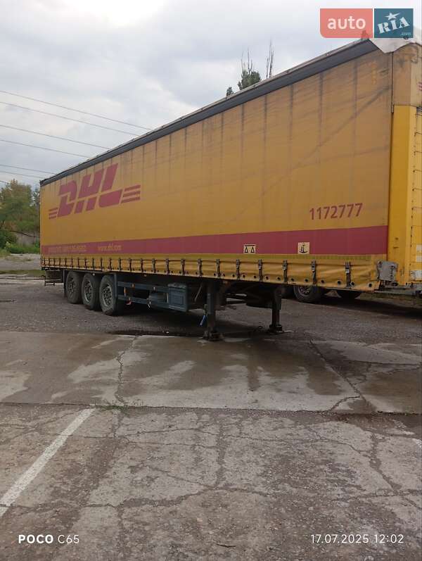 Тентований борт (штора) - напівпричіп Schmitz Cargobull SCS 2012 в Кам'янському